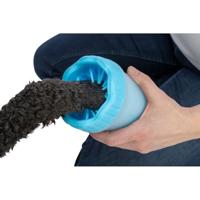 TRIXIE POOTREINIGER VOOR DE HOND SILICONE / PP BLAUW - thumbnail