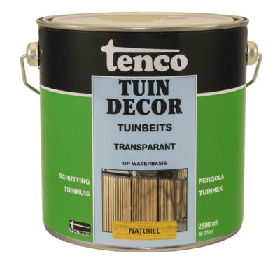 Tuindecor transparant naturel 2,5l verf/beits Tenco - Tenco