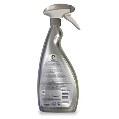 Cif roestvrij staal en glas reiniger, flacon van 750 ml