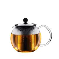 bodum ASSAM F/INOX 0.5 Liter Theekoker Transparant, Zwart - thumbnail
