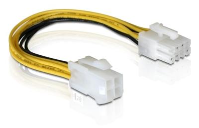 Delock 82405 Kabel Voeding 8-pins EPS naar 4-pins ATX/P4
