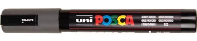 Paintmarker uni posca pc5m m diepgrijs
