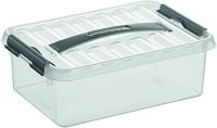 Sunware Q-line box 4 liter transp/metaal - thumbnail