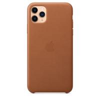 Apple leather case iPhone 11 Pro Max Saddle Brown - thumbnail