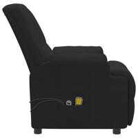 Sta-op-massagestoel kunstsuède zwart - thumbnail
