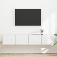 TV Wandkast 2 pcs Wit 60 x 31 x 29.5 cm Bewerkt hout - thumbnail