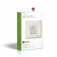 Nedis Stofzuigerzak | 4 Stuks | Synthetisch | voor Philips / Electrolux | Wit | 1 stuks - DUBG220AEP4 DUBG220AEP4 - thumbnail