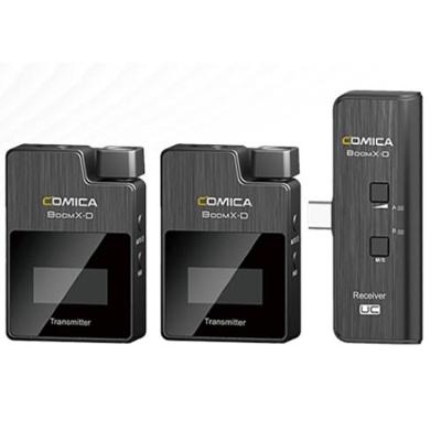 Comica BoomX-D MI2 draadloze microfoon-set met 2 zenders en Lightning-ontvanger voor iPhone