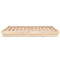 Bedframe massief hout 90x200 cm - thumbnail
