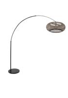 Steinhauer Vloerlamp Sparkled light bamboe zwart - thumbnail