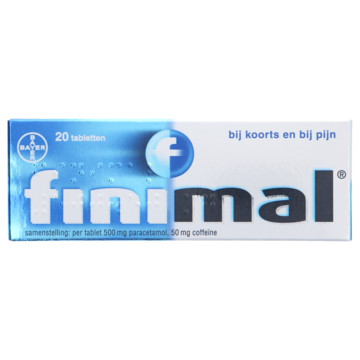 Paracetamol met coffeine 500/50mg 20 Tabletten
