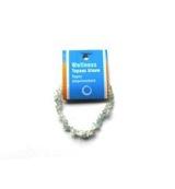 Edelsteen Splitarmband Topaas Blauw met Uitlegkaart - thumbnail