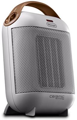 Delonghi hfx30c18.iw keramische kachel wit/bruin - thumbnail