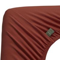 Dutch Design Beddinghouse Dutch Design Organic Lycra HL Hoeslaken Red 140/160x200/220 cm Hoekhoogte: 40 cm - thumbnail