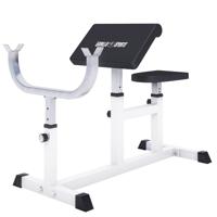 Biceps curlbank wit - thumbnail