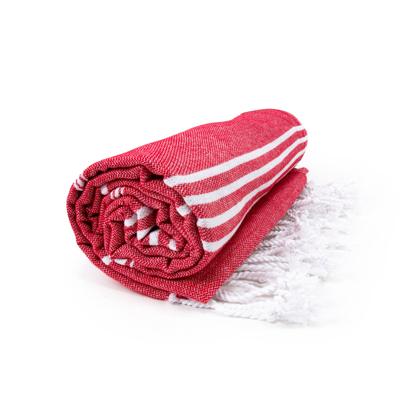 The One Towelling Hamamdoek Rood/Wit