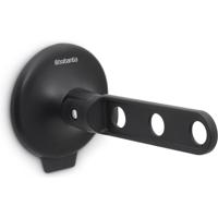 Brabantia inklapbare kledinghaak met zuignap zwart - thumbnail