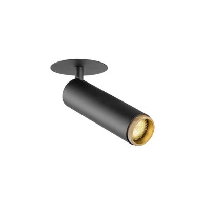 SLV InbouwspotGrip! M zwart met goud 3000K - 1009087