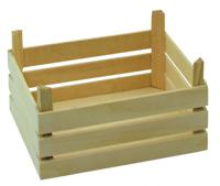 Goki houten groenteen fruitkist, set van 3 - thumbnail