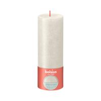 Bolsius shimmer rustiekkaars 190/68 ivoor - thumbnail