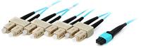 Equip MTP/SC 50/125µm 7.0m Cyaan Glasvezel kabel - thumbnail