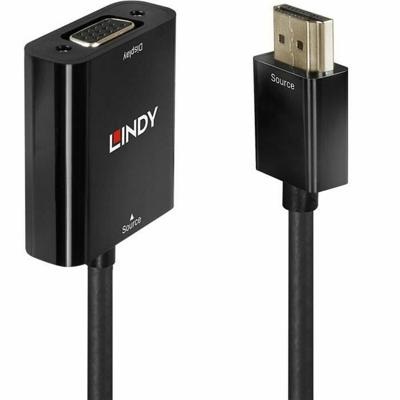 Lindy 38291 HDMI-VGA kabel 0,1m 1920 x 1200Pixels 1080p Lindy 38291 HDMI-VGA kabel 0,1m 1920 x 1200Pixels 1080p