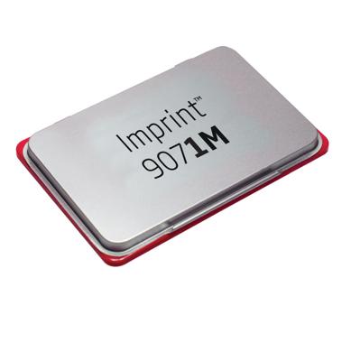 Inktkussen trodat metaal 9051m 90x50mm rood Inktkussen trodat metaal 9051m 90x50mm rood