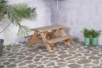 Luxe kinderpicknicktafel geimpregneerd - thumbnail