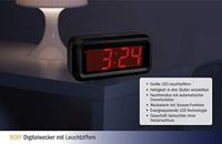 TFA Dostmann 60.2024.10 Wekker Kwarts Antraciet Alarmtijden 1 - thumbnail