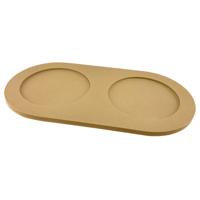 pino Voerbak-onderlegger Serving Tray Zand, camel brown solid, Maat: L - thumbnail