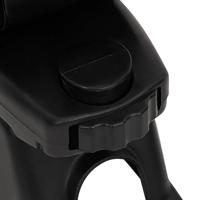 VidaXL Armsteun 13x31x(31-44) cm abs zwart - thumbnail