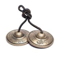 Messing Tingsha's met Om Namah Shivaya Mantra - thumbnail
