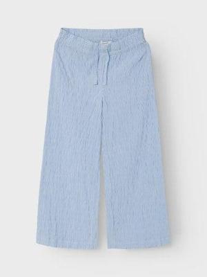 Name it zomer broek meisjes - blauw - wide leg fit - Nkfdustripes