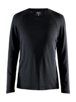 Craft 1908769 Adv Essence Ls Tee Wmn - Black - S - thumbnail