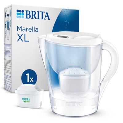 Brita Waterfilterkan Marella Wit XL + 1 Maxtra Filterpatroon