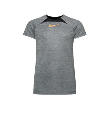 Nike Dri-fit Academy T-Shirt Junior Grijs/Zwart - Maat 152 - Kleur: Grijs | Soccerfanshop