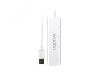 Approx APPC07GHUB Hub met 3 poorten USB 3.0 en een RJ-45-poort, zilverkleurig - thumbnail