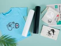 Loklik Heat Transfer Vinyl Folie Zwart - thumbnail