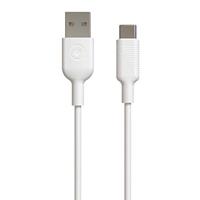 USB-kabel Muvit Wit 20 cm - thumbnail