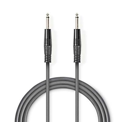 Nedis Mono-Audiokabel | 6,35 mm Male naar 6,35 mm Male | 5 m | 1 stuks - COTH23000GY50 COTH23000GY50 Nedis Mono-Audiokabel | 6,35 mm Male naar 6,35 mm Male | 5 m | 1 stuks - COTH23000GY50 COTH23000GY50