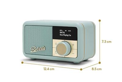 Roberts: Revival Petite 2 FM/DAB+/BT radio - Duck Egg Blue Roberts: Revival Petite 2 FM/DAB+/BT radio - Duck Egg Blue