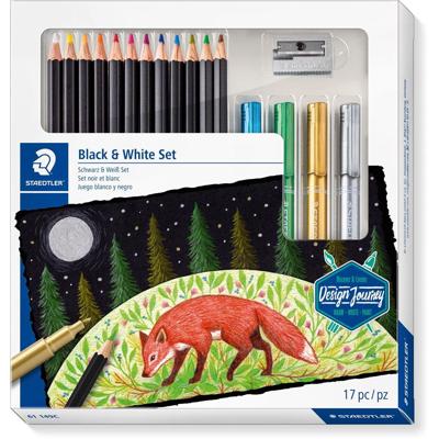 Staedtler Black & White Set, set van 17 stuks Staedtler Black & White Set, set van 17 stuks
