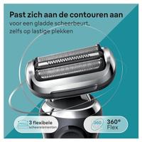 Braun 71-N1200S Elektrisch Scheerapparaat Zwart/Zilver - thumbnail