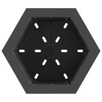 Vuurkorf Zwart 48 x 48 x 51 cm Koudgewalst staal - thumbnail