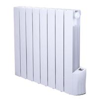 Elektrische vloeistof traagheidsradiator - 1200W - WARM TECH - 230V - Tot 50m3 - Wit - thumbnail
