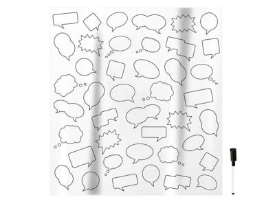 Speech Bubbels Douchegordijn Speech Bubbels Douchegordijn