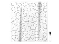 Speech Bubbels Douchegordijn - thumbnail