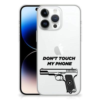 iPhone 14 Pro Max Silicone-hoesje Pistol DTMP iPhone 14 Pro Max Silicone-hoesje Pistol DTMP