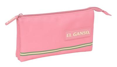 Pennenetui met 3 vakken El Ganso Marsala Roze 22 x 12 x 3 cm Pennenetui met 3 vakken El Ganso Marsala Roze 22 x 12 x 3 cm