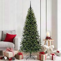 Kunstkerstboom met 300 LED met standaard Groen 180 cm PE en PVC - thumbnail